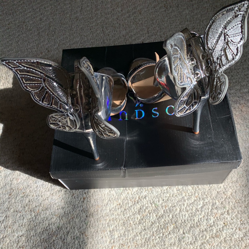 Butterfly Babe Chrome Stilettos